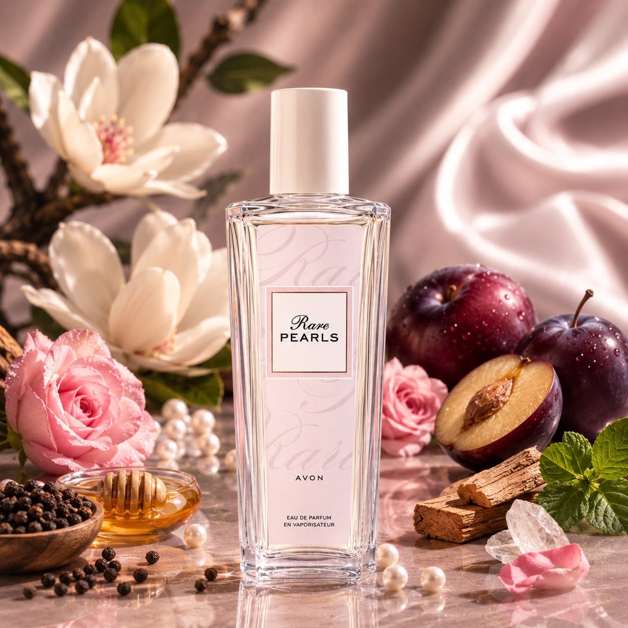 Avon Rare Pearls Perfumed Deodorant Spray 75ml – Soft Floral Freshness - Timavie