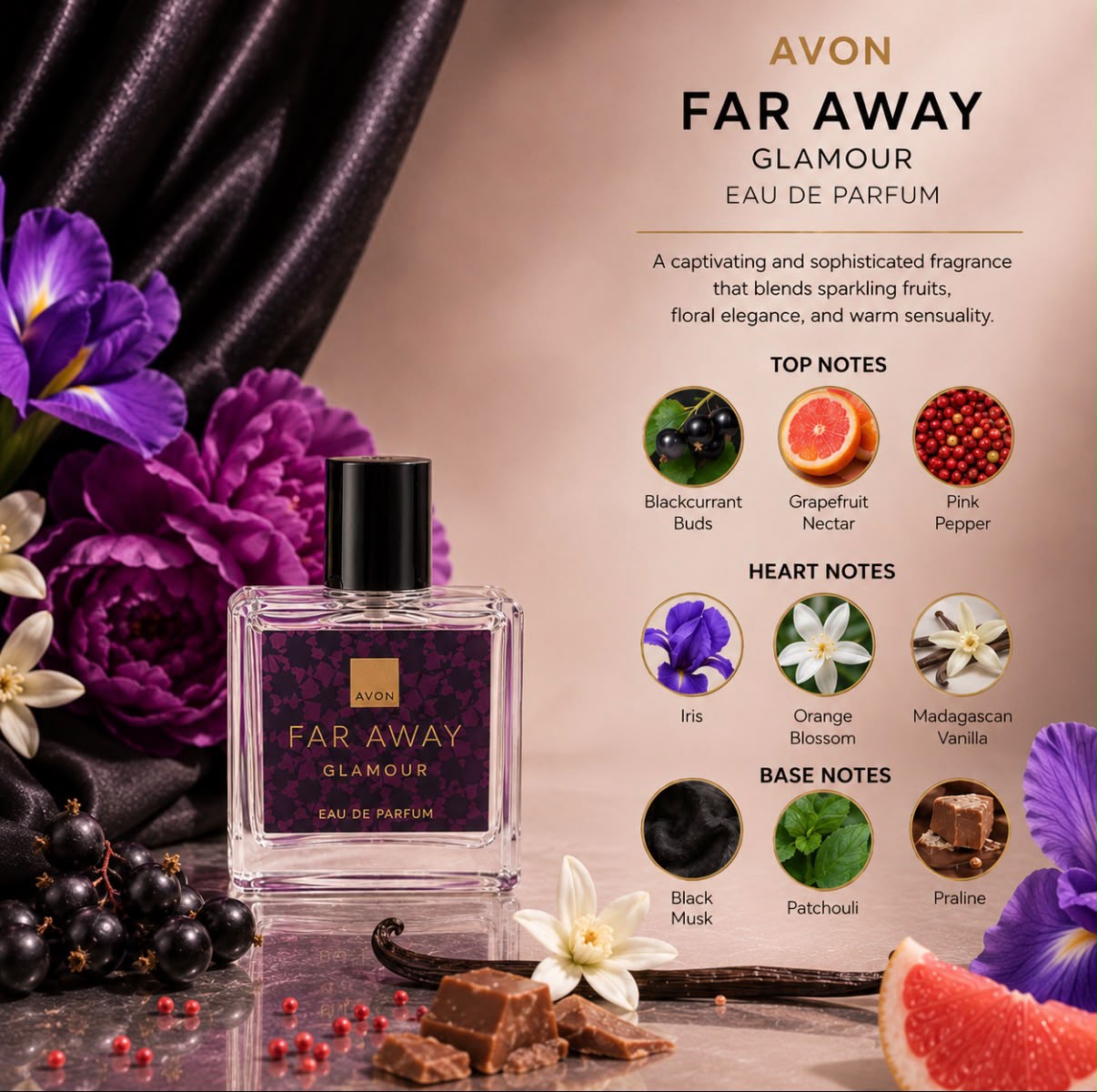 Avon Faraway Glamour Eau de Parfum 30ml - Timavie