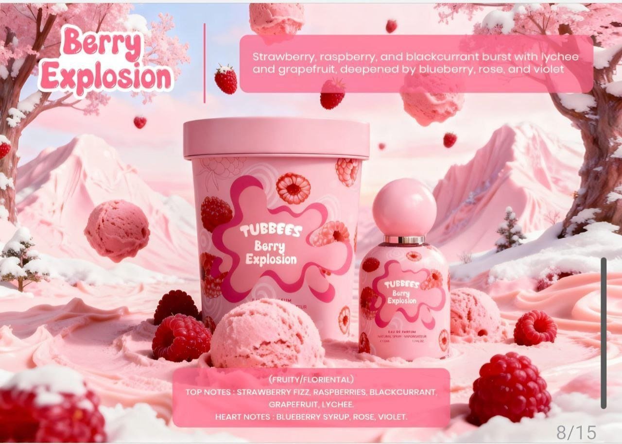 Tubbees Berry Explosion Eau de Parfum 50ml - Timavie