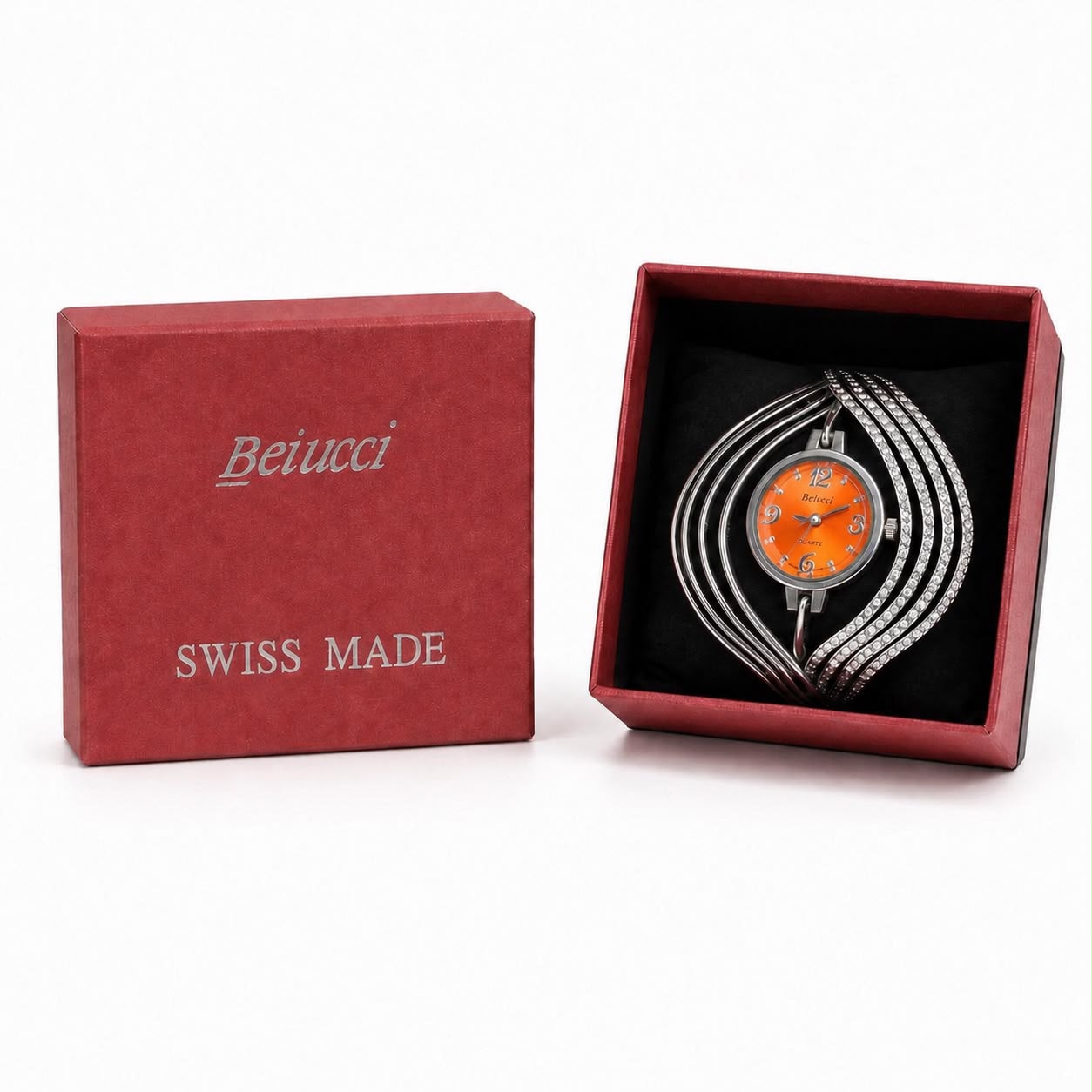 Beiucci Swiss Made Ladies Bangle Watch – Free Gift with Incandessence Set