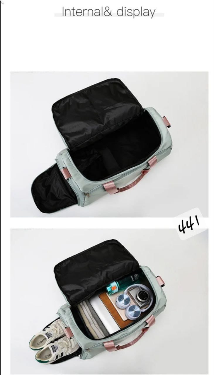 Multi - Functional Travel Duffel Bag with Shoe Compartment - Model 441 - Timavie