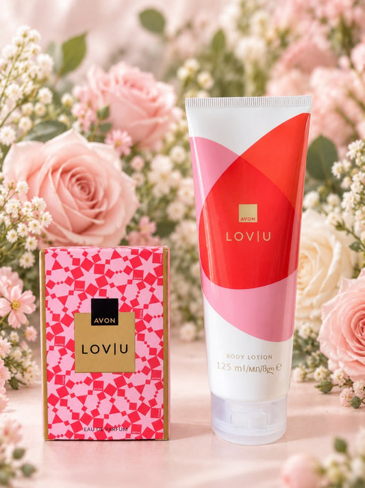 Avon Lov U Set – Eau de Parfum 30ml + Body Lotion 125ml