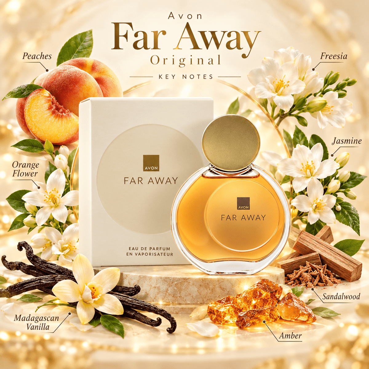 Avon Far Away Original Eau de Parfum 50ml - Timavie