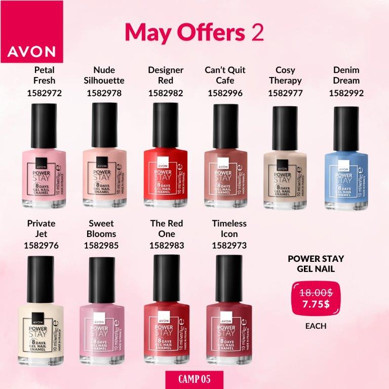 Avon Power Stay Gel Nail Enamel - Timavie