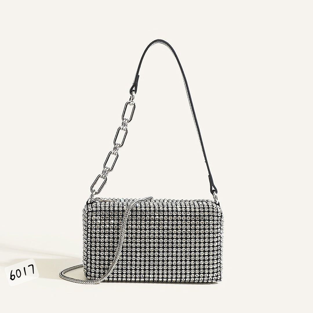 Crystal Rhinestone Shoulder Bag – Sparkling Evening Clutch