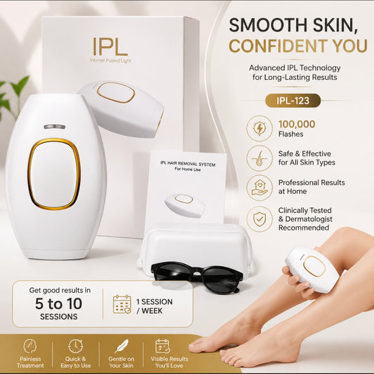 IPL Hair Removal Device IPL-123 – At-Home Laser Hair Removal