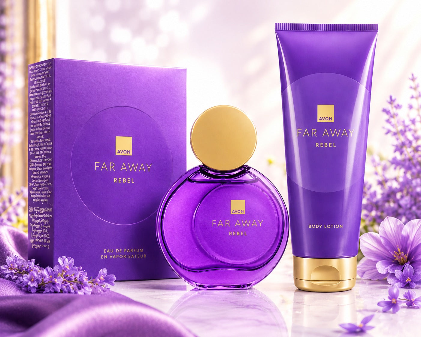 Avon Far Away Rebel Eau de Parfum & Body Lotion Gift Set