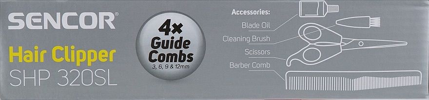 Sencor SHP 320SL Professional Men’s Hair Clipper – Stainless Steel Blade - Timavie