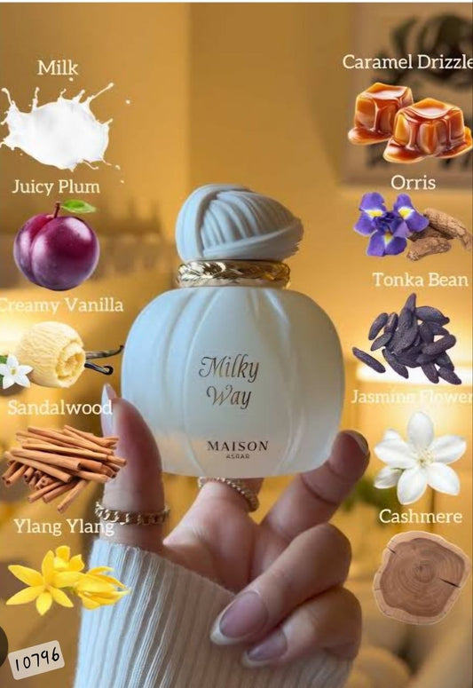 Maison Asrar Milky Way Eau de Parfum – Creamy Oriental Fragrance