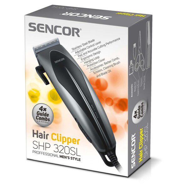 Sencor SHP 320SL Professional Men’s Hair Clipper – Stainless Steel Blade - Timavie